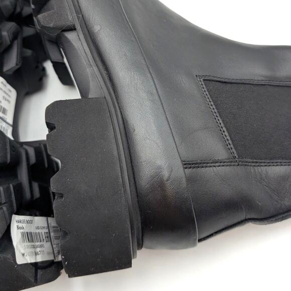 Allsaints Harlee Pull On Chelsea Boots Round Toe Women's Black Size US9.5 EU39.5 - Picture 6 of 13